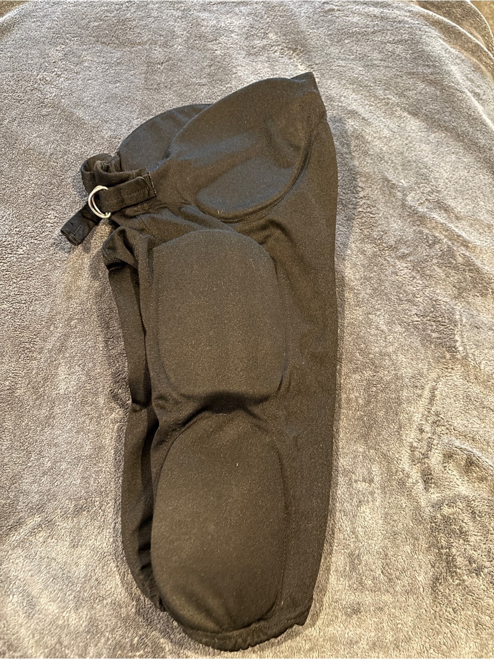 Boys  Black Padded Protective Football Pants Size M
